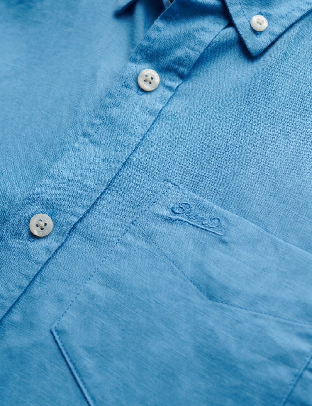 Cotton Linen Blend Long Sleeve Shirt 6 of 6