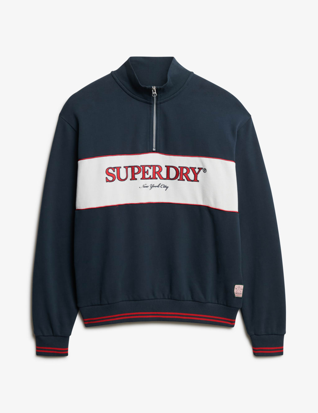 Cotton Rich Oversized Half Zip Sweatshirt 2 of 5