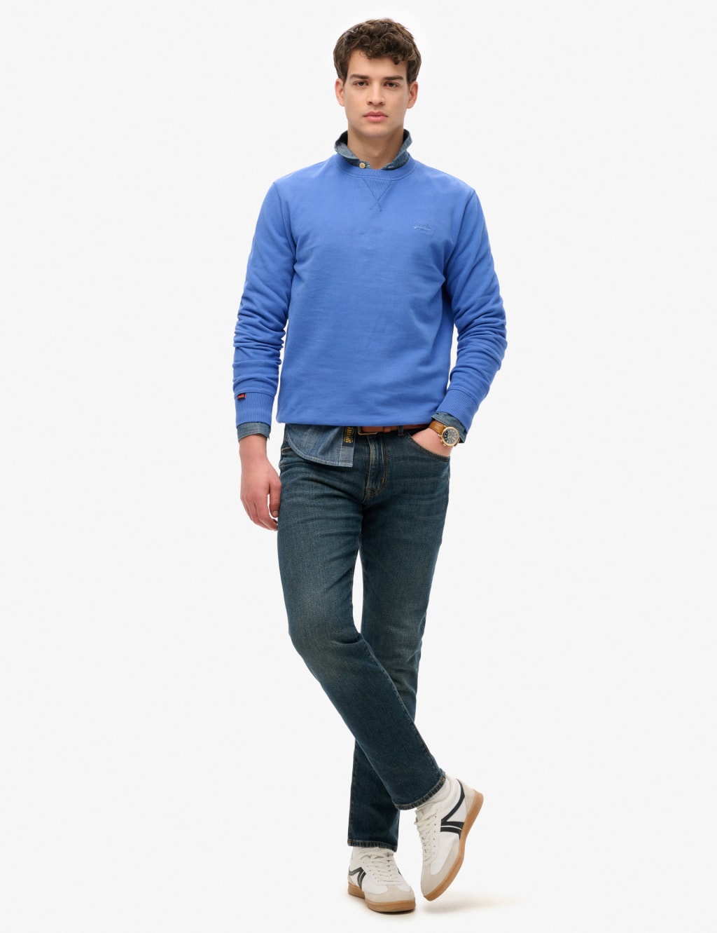 Cotton Rich Essential Logo Sweatshirt 3 of 4
