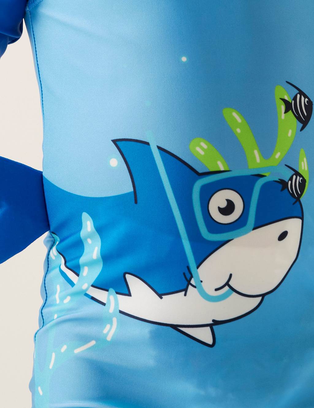 Shark 3/4 Sleeve All In One Swimsuit (6 Mths - 6 Yrs) 6 of 6