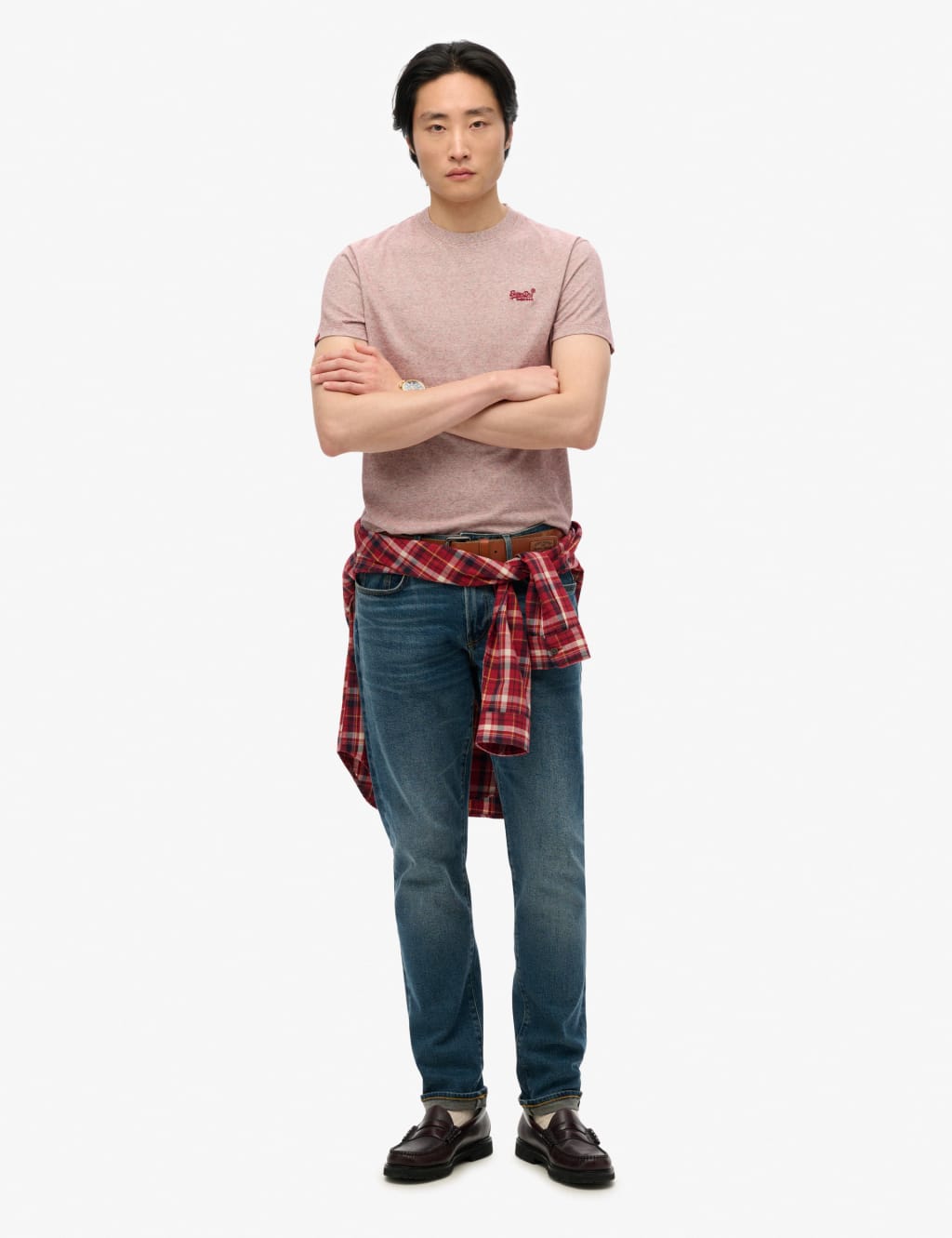 Slim Fit Pure Cotton Crew Neck T-Shirt 3 of 5