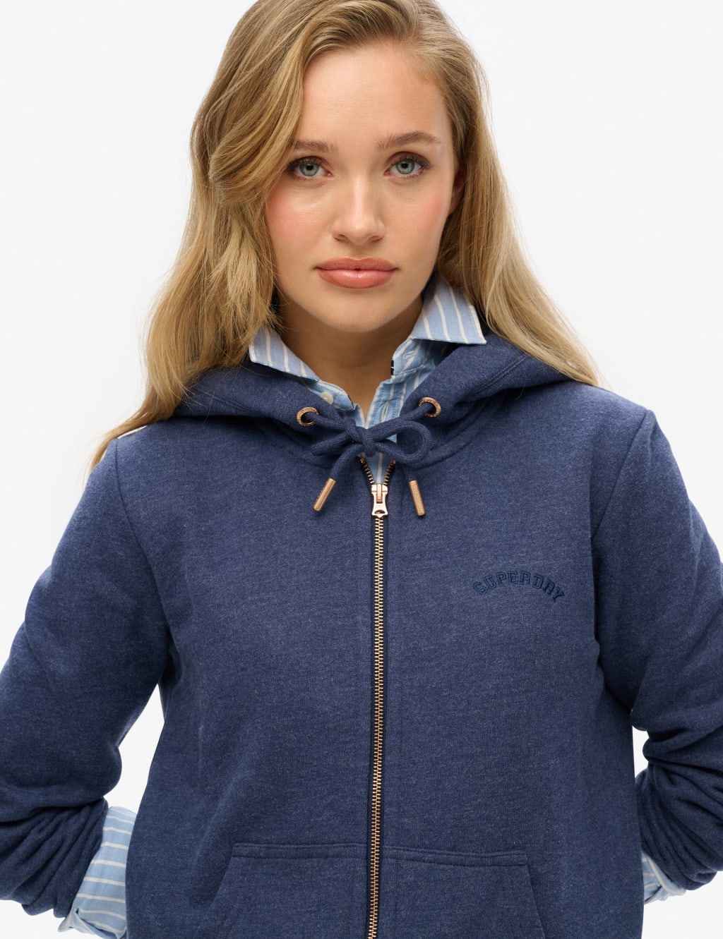 Cotton Rich Logo Zip Up Hoodie 5 of 6
