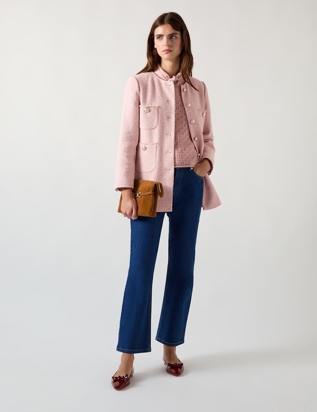 Tweed Textured Longline Utility Jacket 3 of 4