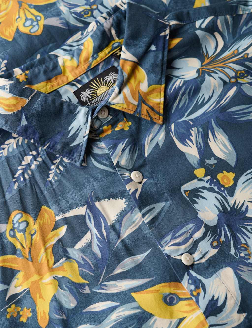 Cotton Blend Hawaiian Shirt 6 of 6