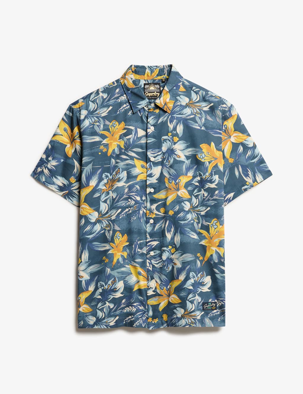 Cotton Blend Hawaiian Shirt 2 of 6