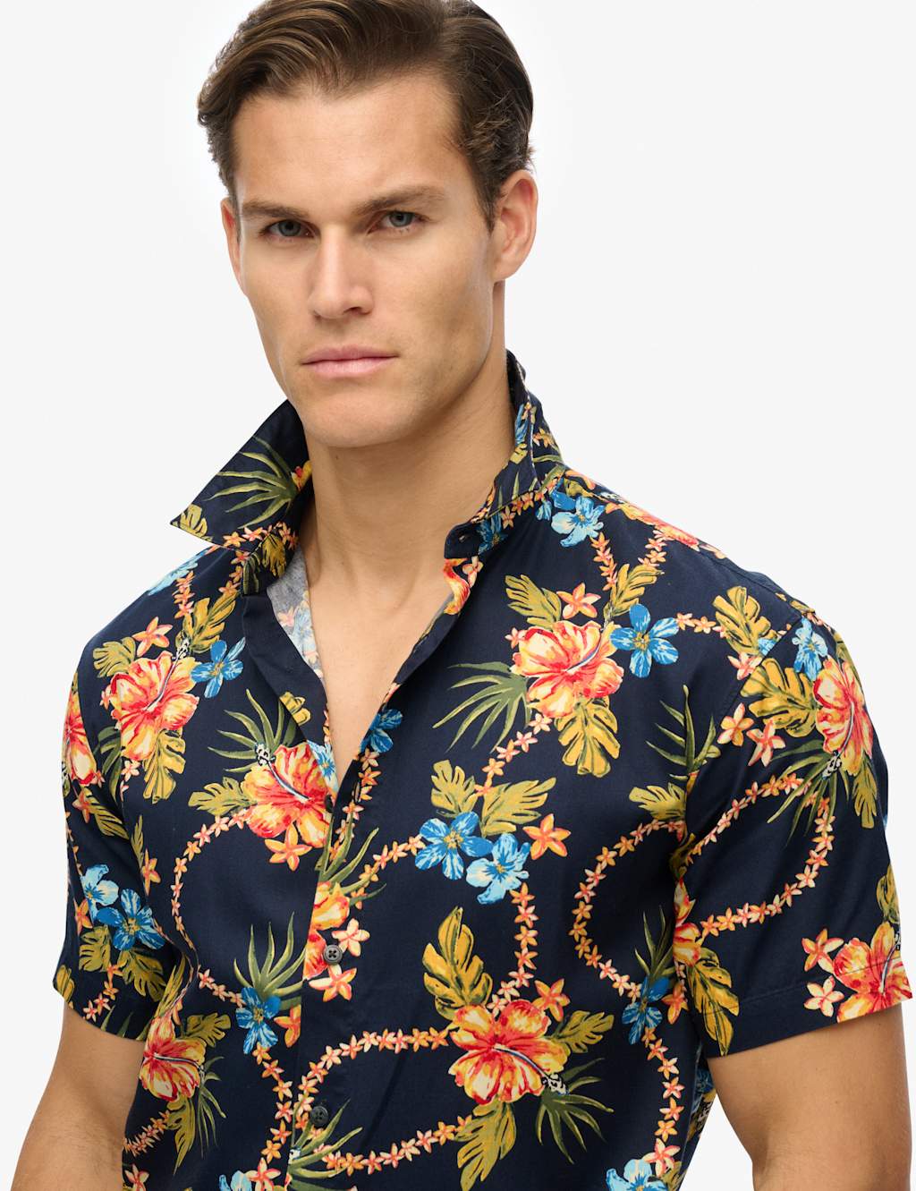 Cotton Blend Hawaiian Shirt 5 of 6