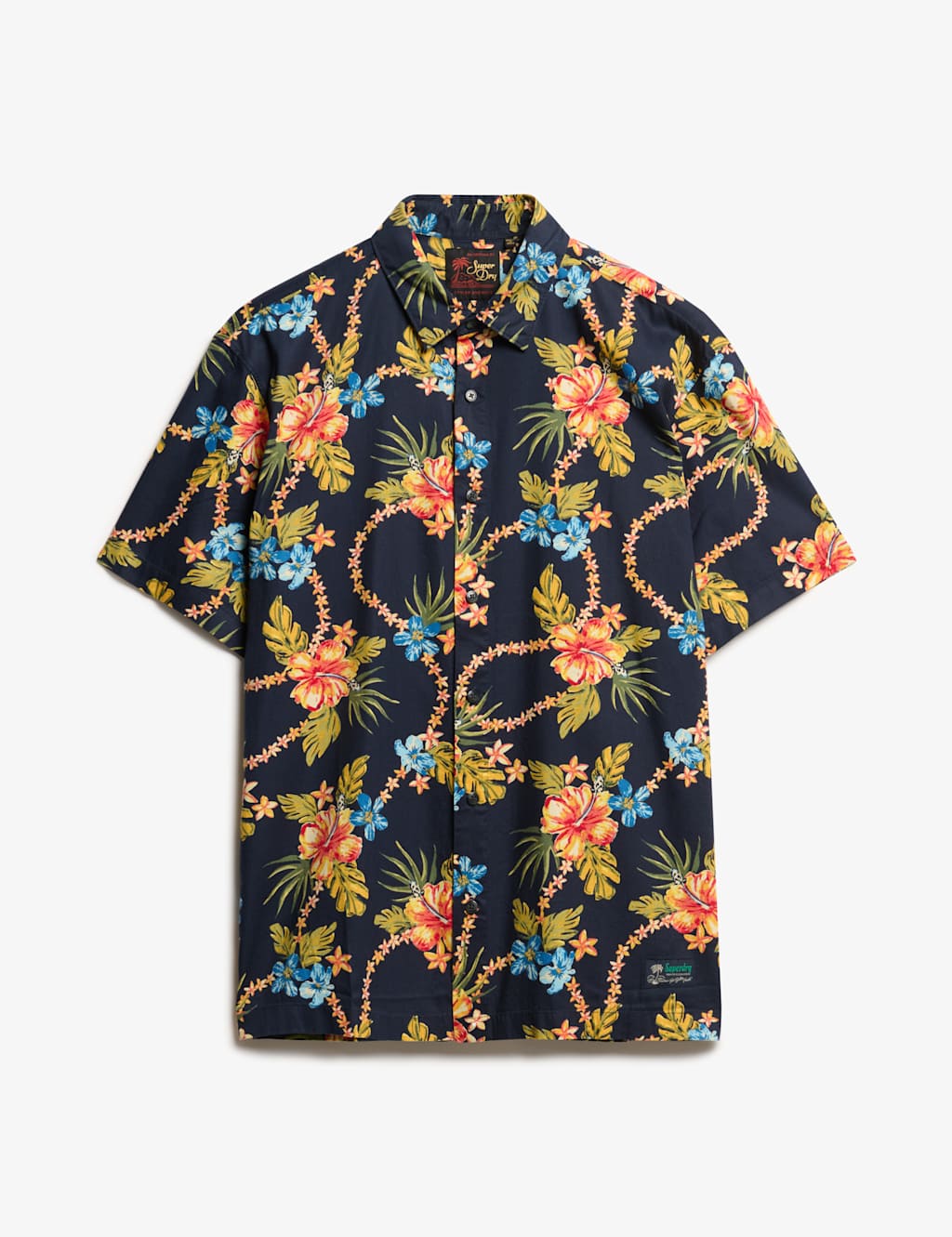 Cotton Blend Hawaiian Shirt 2 of 6