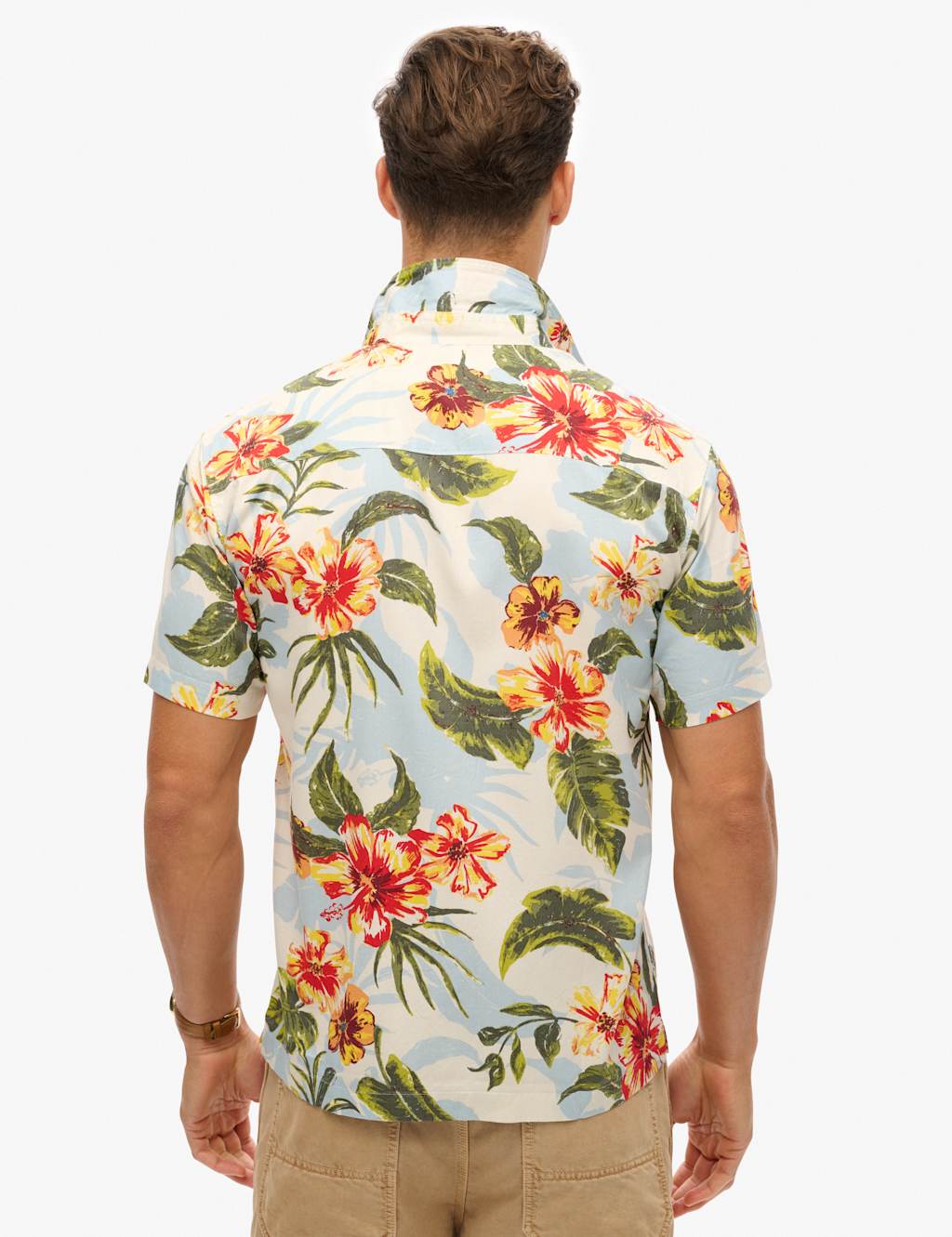Cotton Blend Hawaiian Shirt 3 of 6