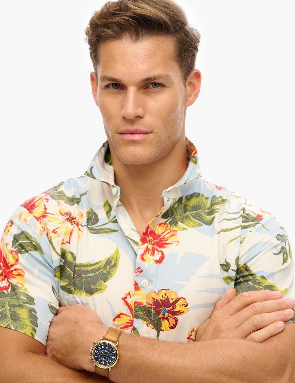 Cotton Blend Hawaiian Shirt 5 of 6