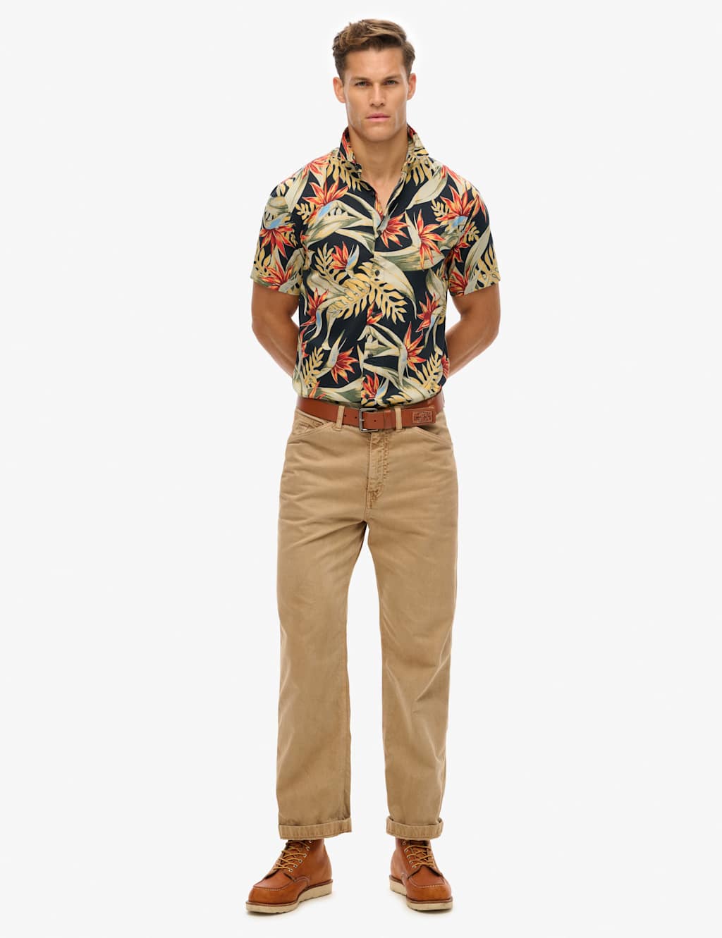 Cotton Blend Hawaiian Shirt 2 of 5