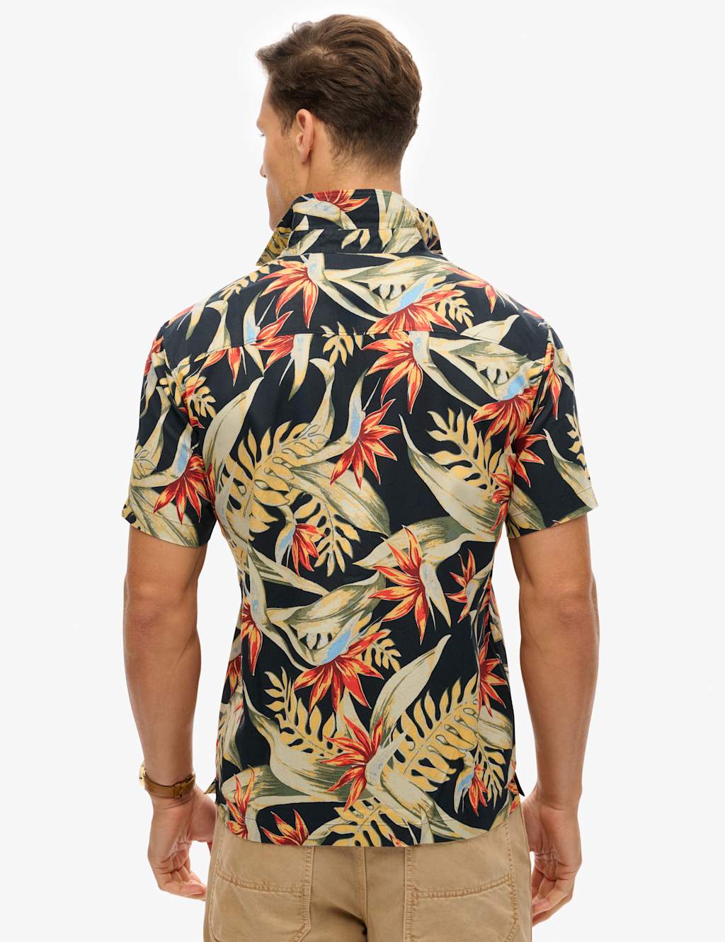 Cotton Blend Hawaiian Shirt 3 of 5