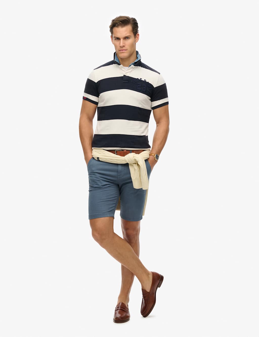 Slim Fit Cotton Rich Chino Shorts 3 of 5
