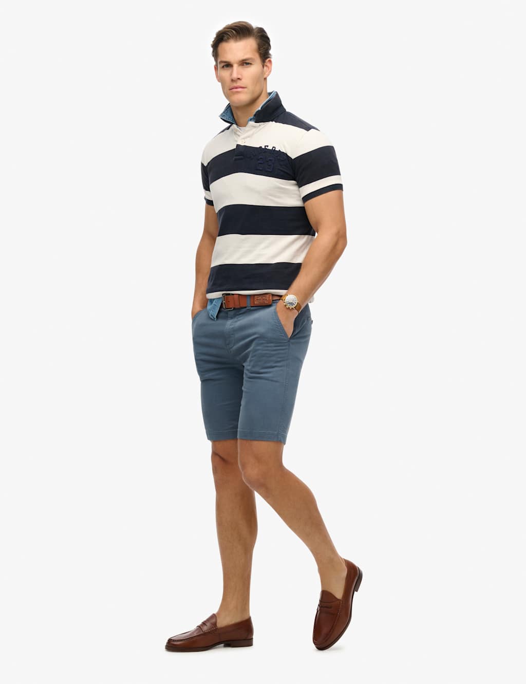 Slim Fit Cotton Rich Chino Shorts 5 of 5