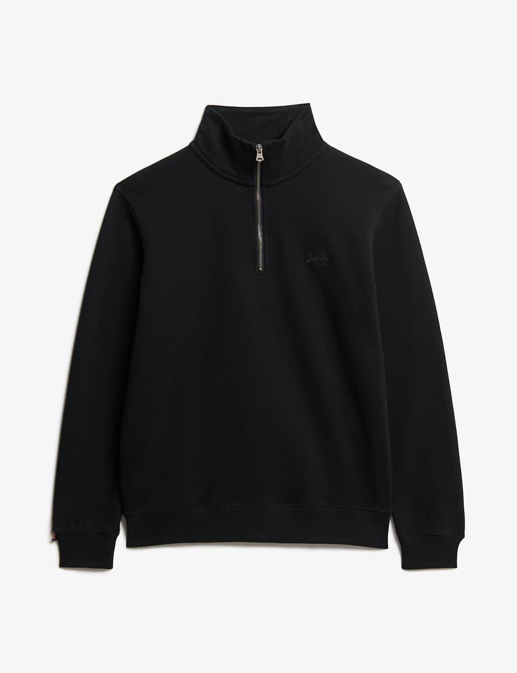Cotton Rich Half Zip Henley Sweatshirt 2 of 6
