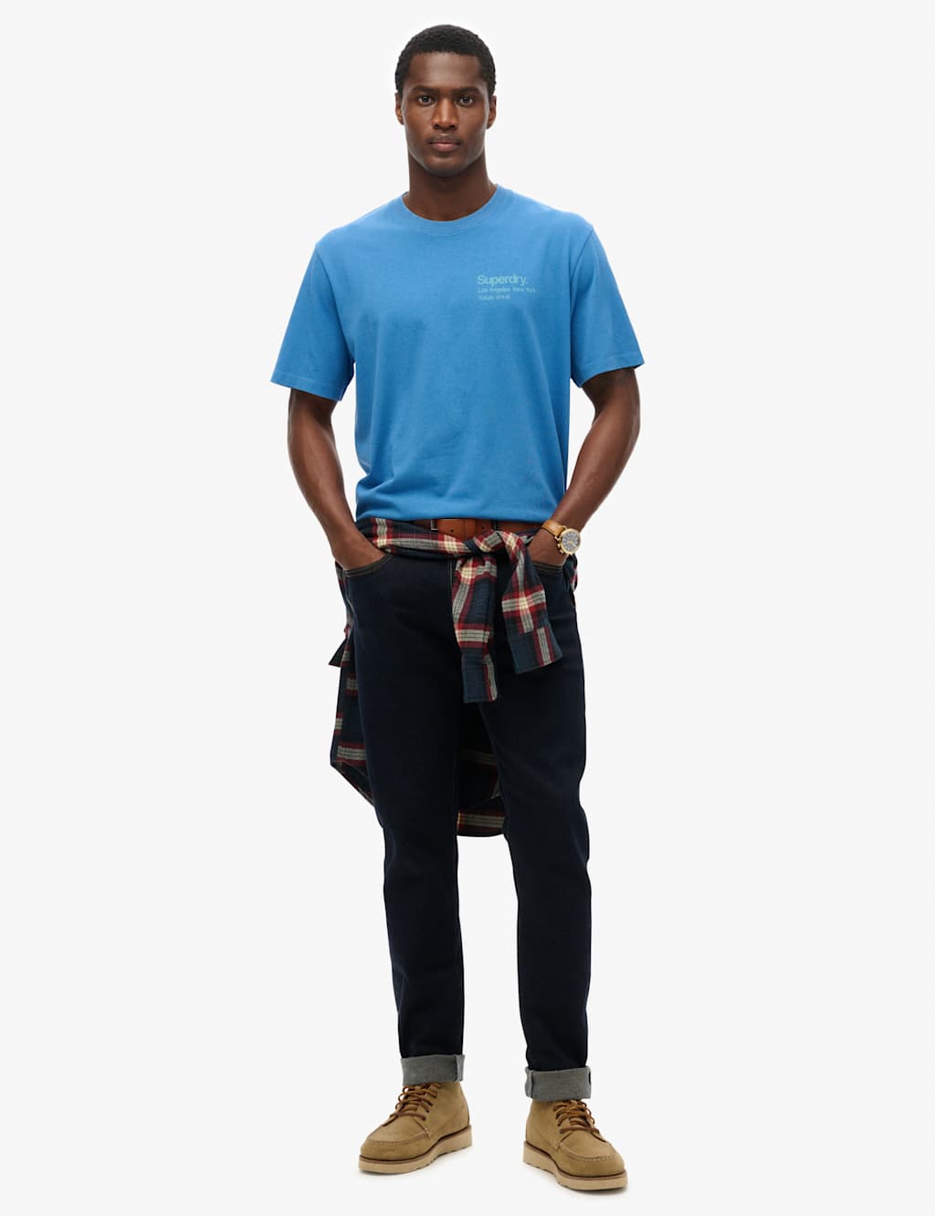 Pure Cotton Cities Logo Crew Neck T-Shirt 3 of 7