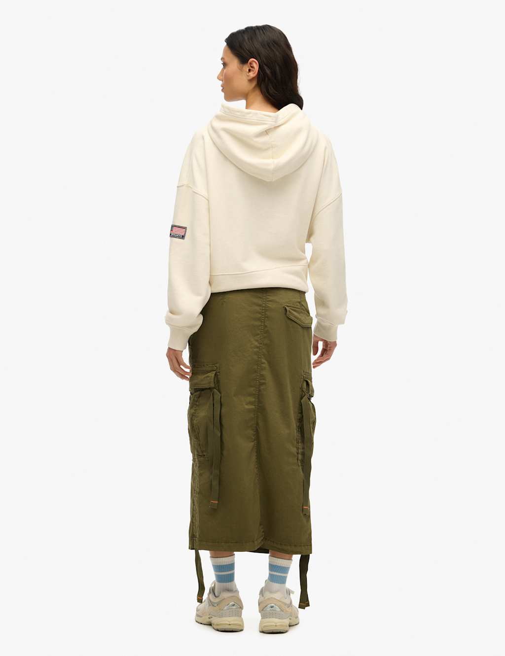 Cotton Rich Cargo Midi Skirt 5 of 7