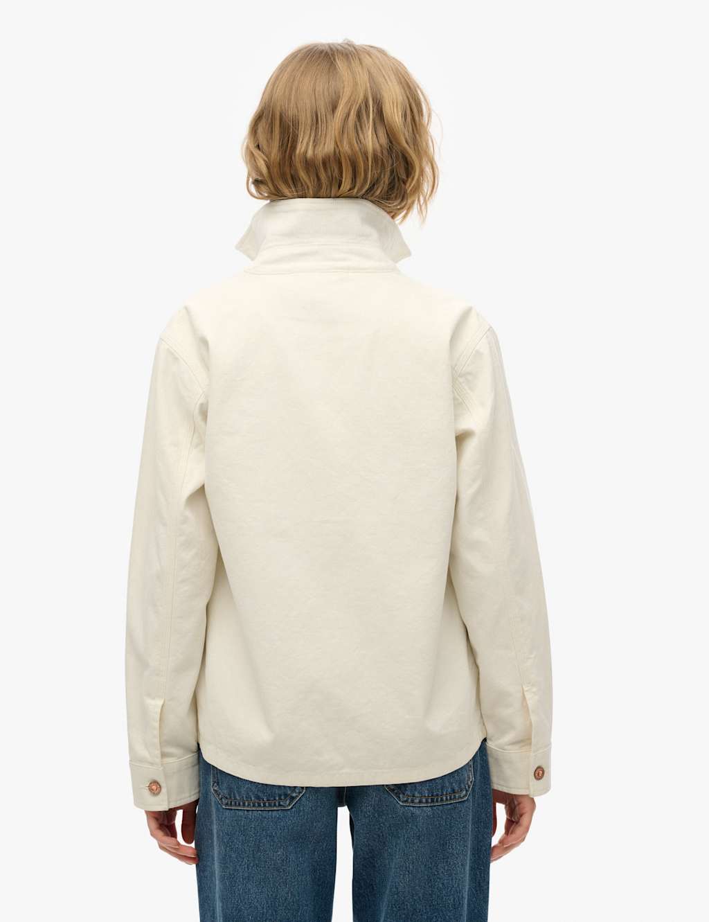 Pure Cotton Denim Relaxed Utility Jacket 2 of 4