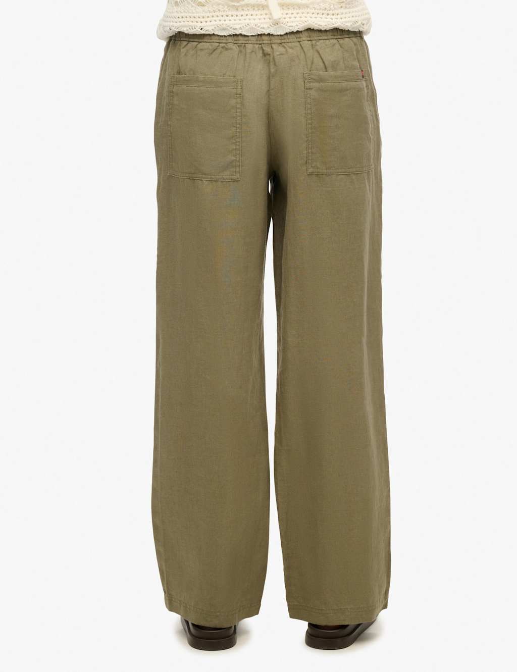 Pure Linen Drawstring Trousers 3 of 8