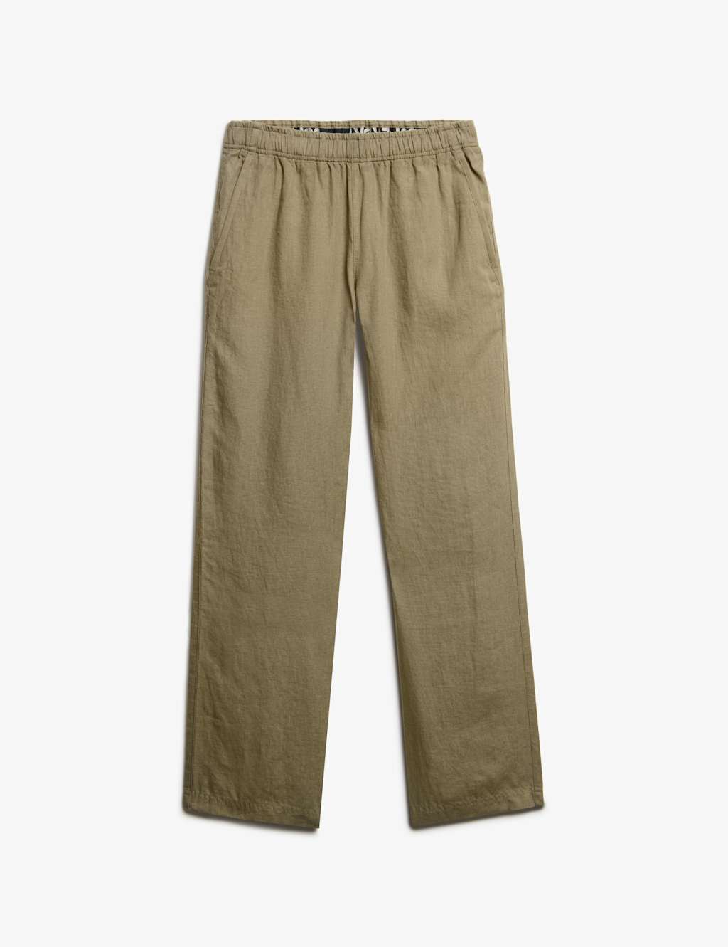 Pure Linen Drawstring Trousers 2 of 8