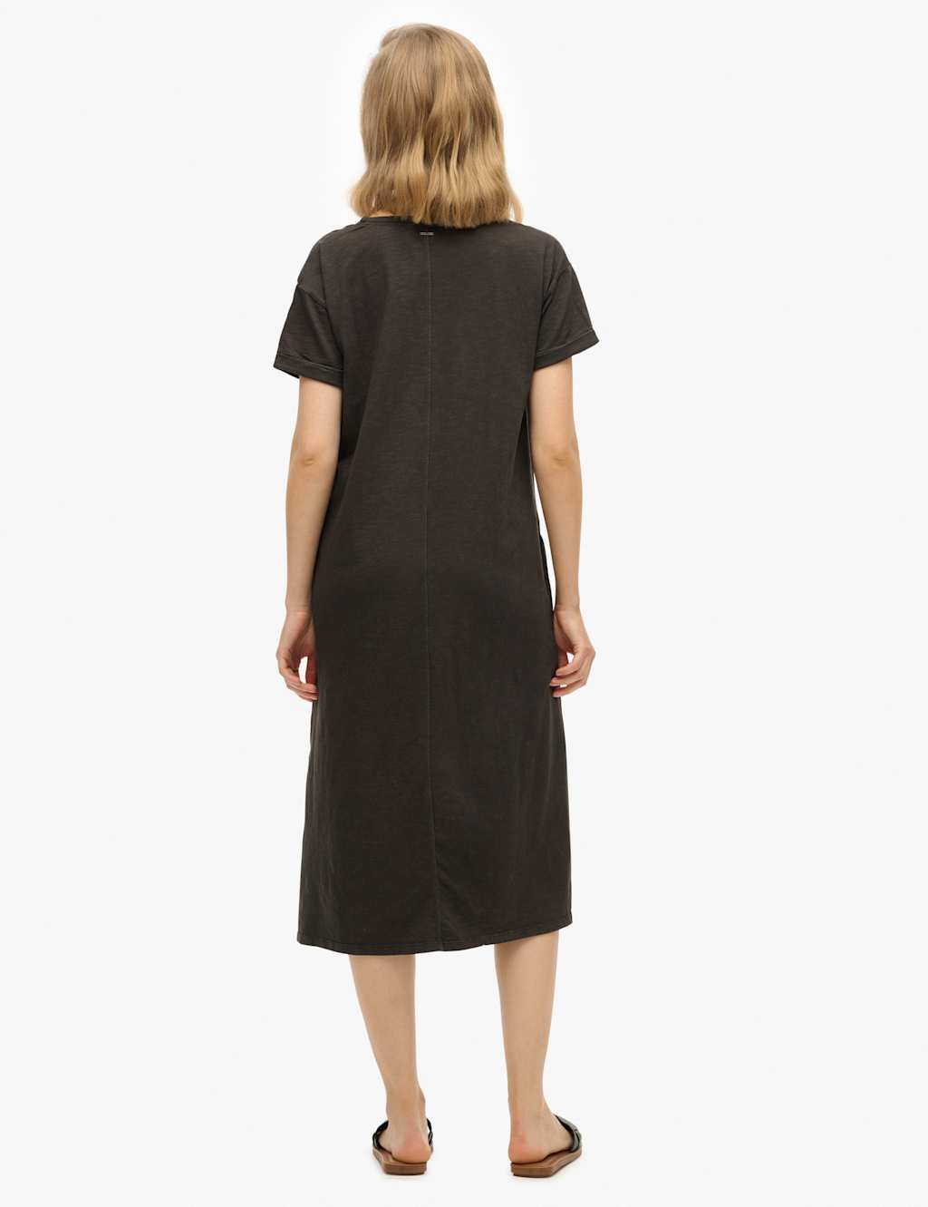 Pure Cotton Midi T-Shirt Dress 4 of 6