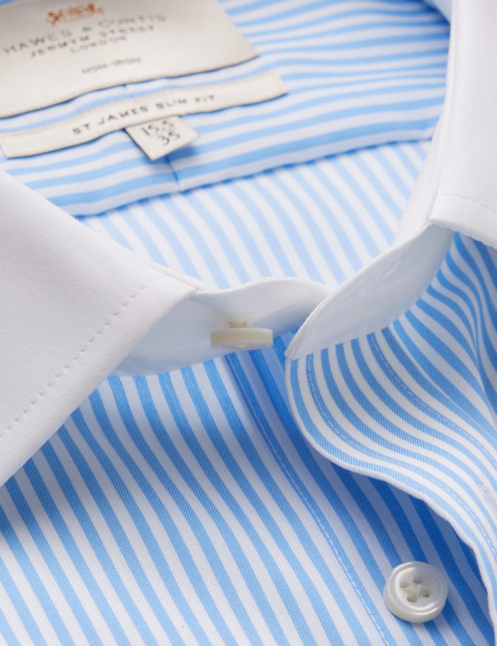 Slim Fit Easy Iron Pure Cotton Shirt 3 of 3