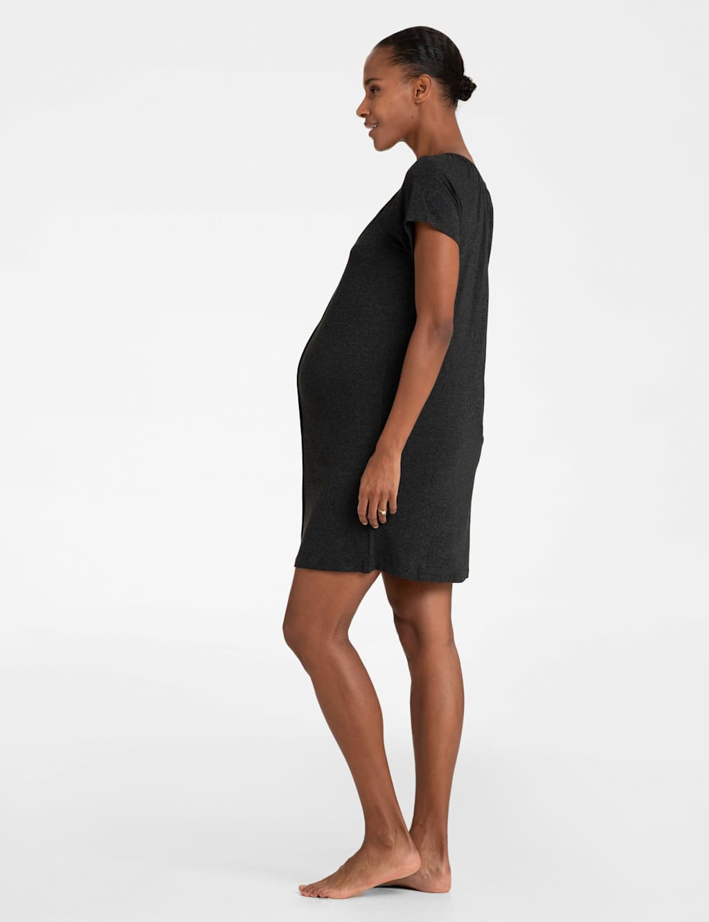4pc Maternity Jersey Sleepwear Set 9 of 10