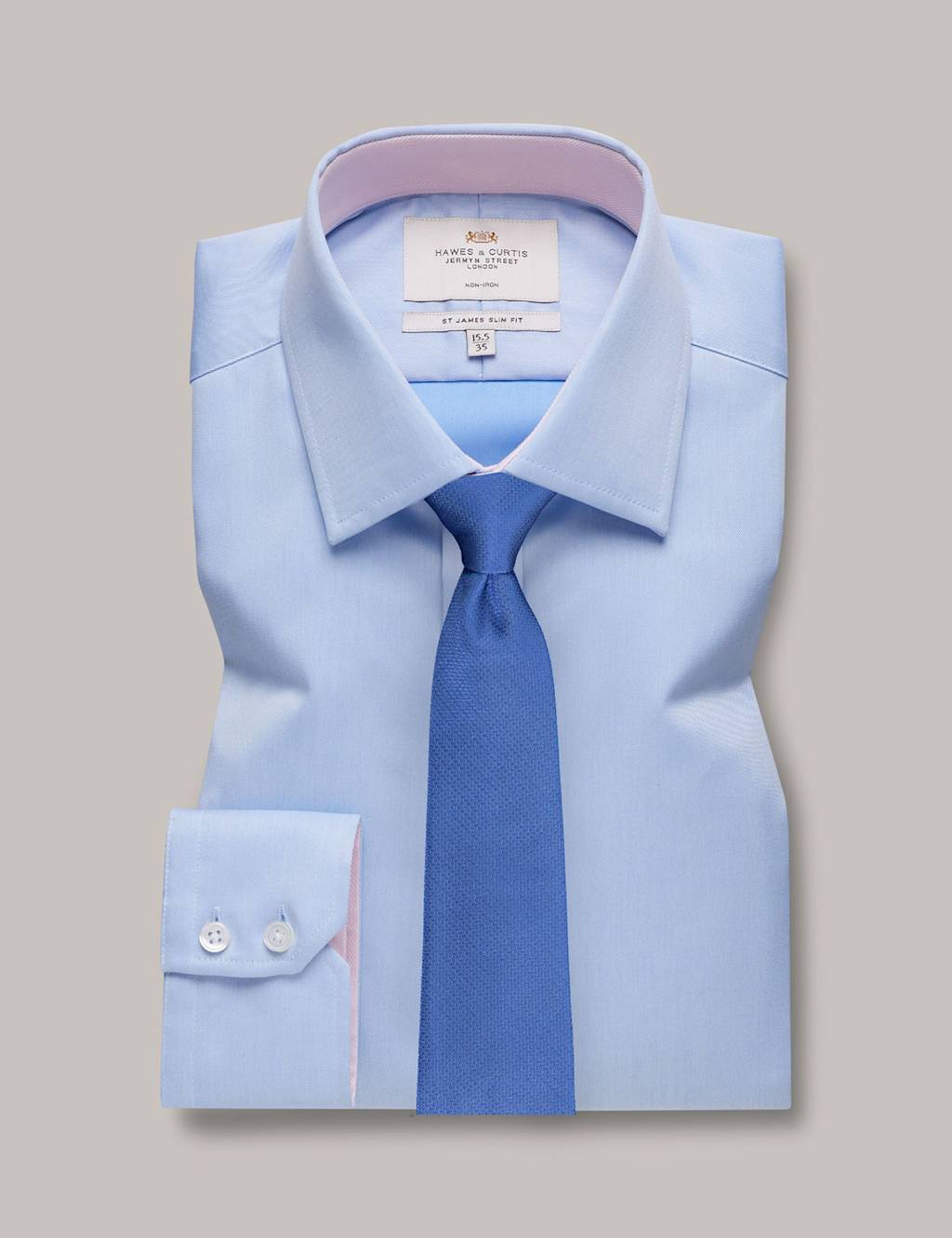 Slim Fit Pure Cotton Twill Shirt 1 of 3
