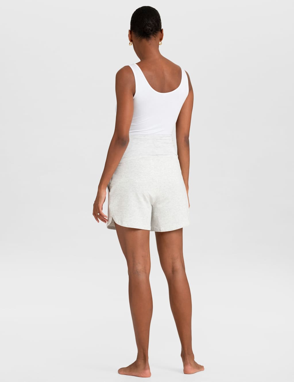 2pk Maternity Jersey Over Bump Pyjama Shorts 7 of 8