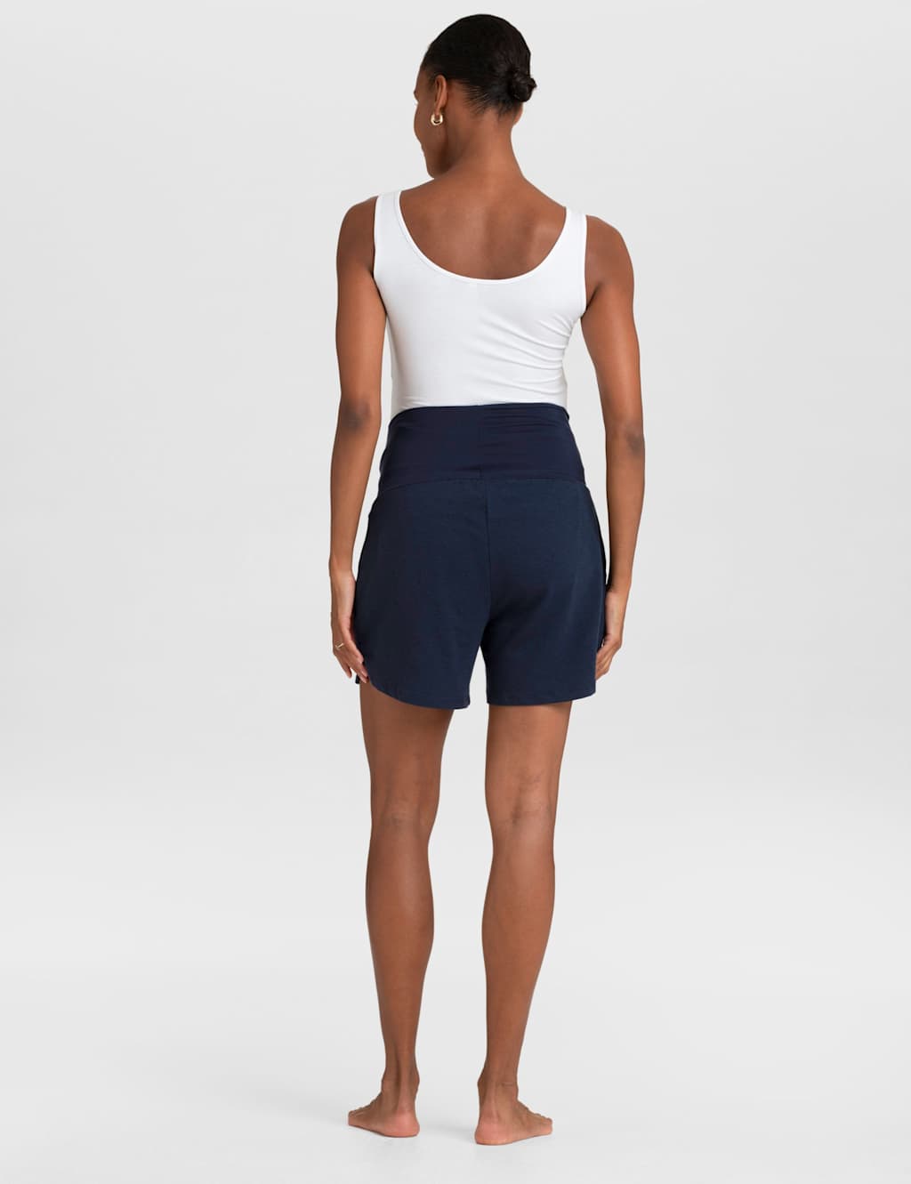 2pk Maternity Jersey Over Bump Pyjama Shorts 8 of 8