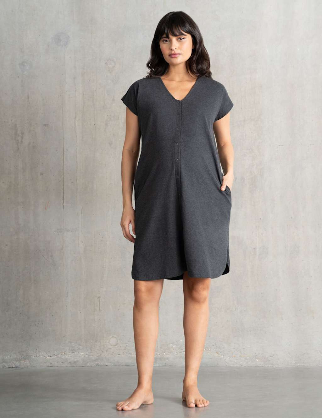 Maternity Pure Cotton Birthing Gown 1 of 4