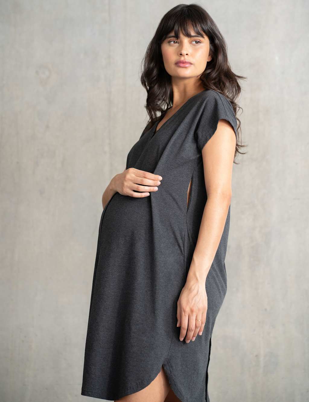 Maternity Pure Cotton Birthing Gown 3 of 4