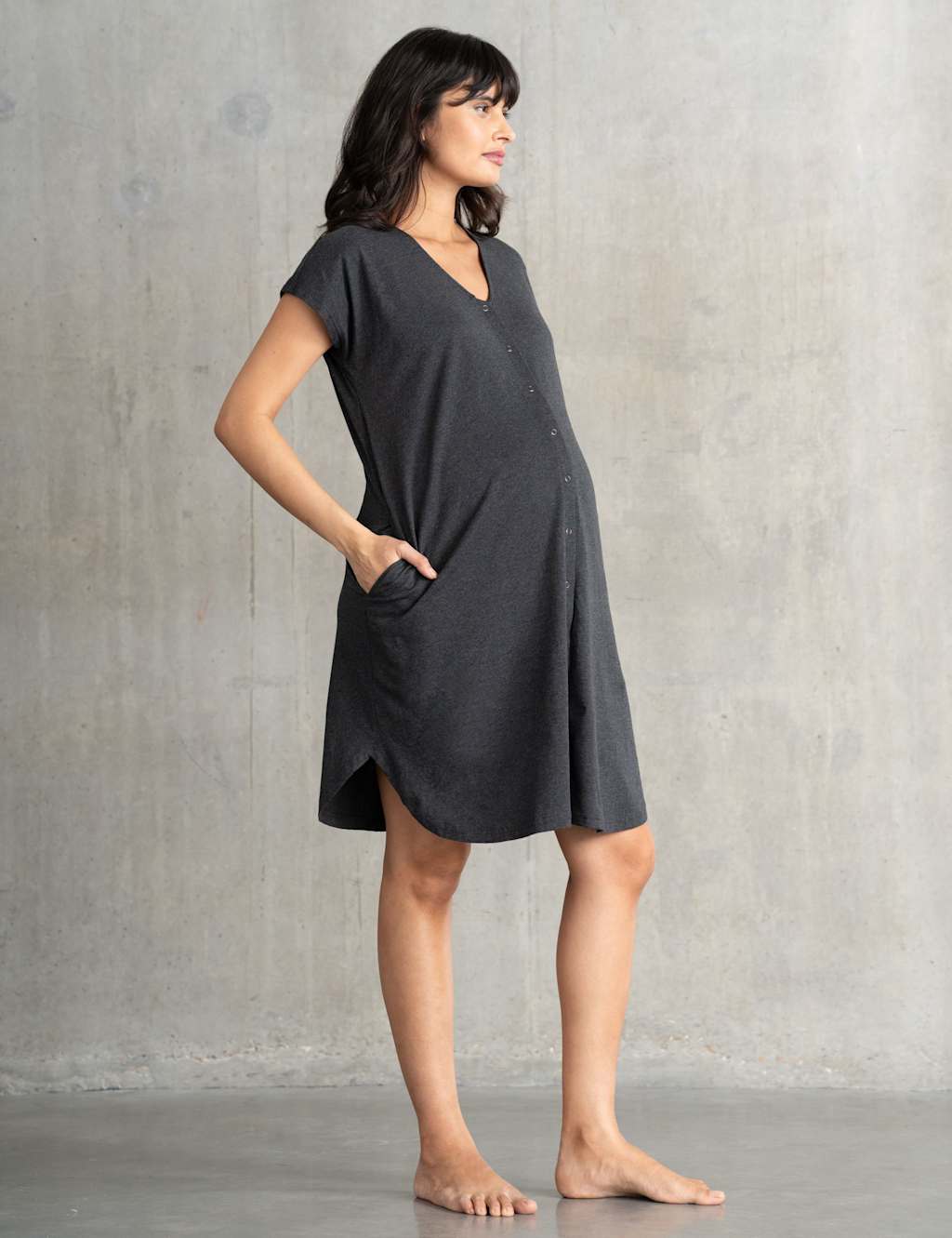 Maternity Pure Cotton Birthing Gown 4 of 4