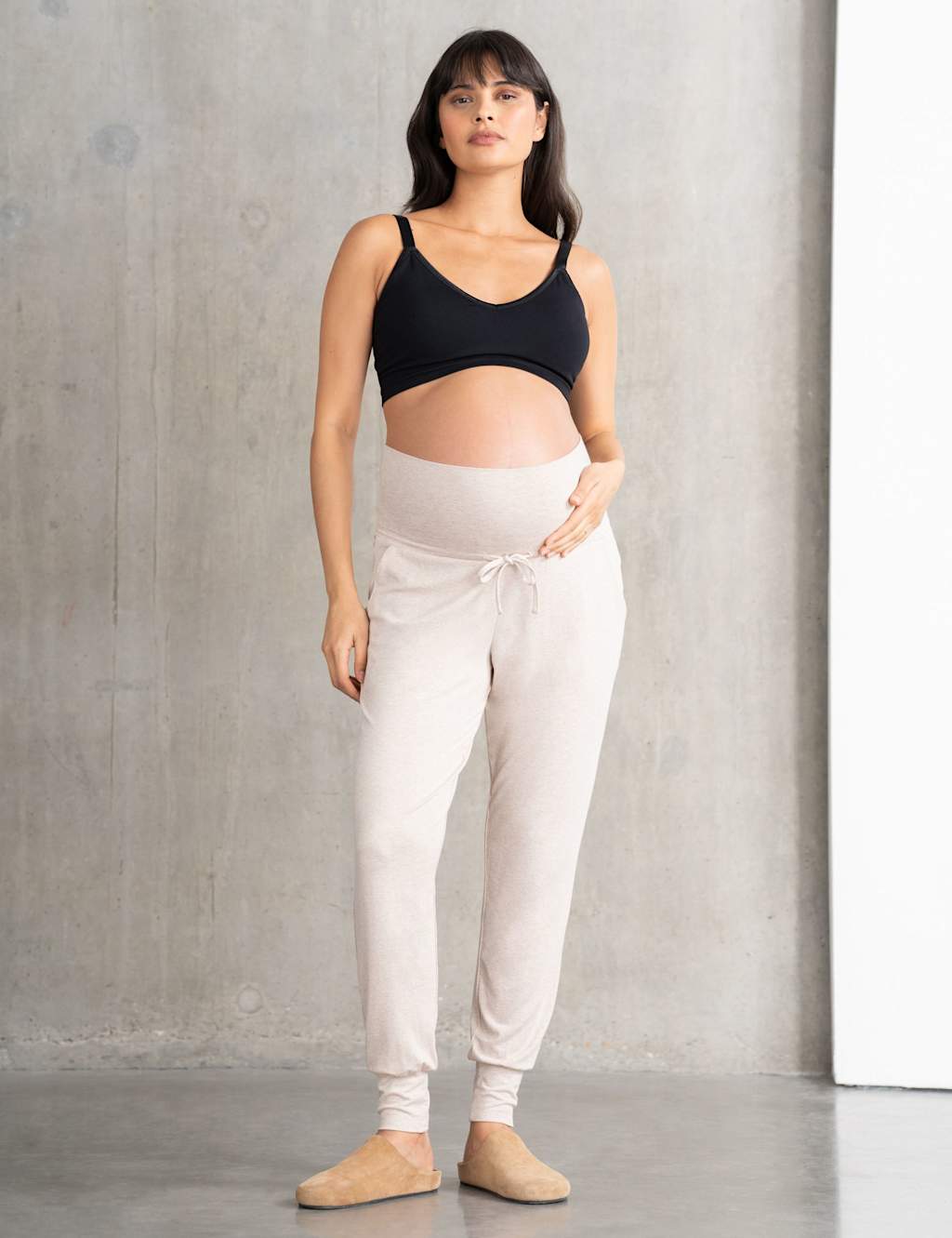 4pc Maternity Jersey Sleepwear Set 2 of 11