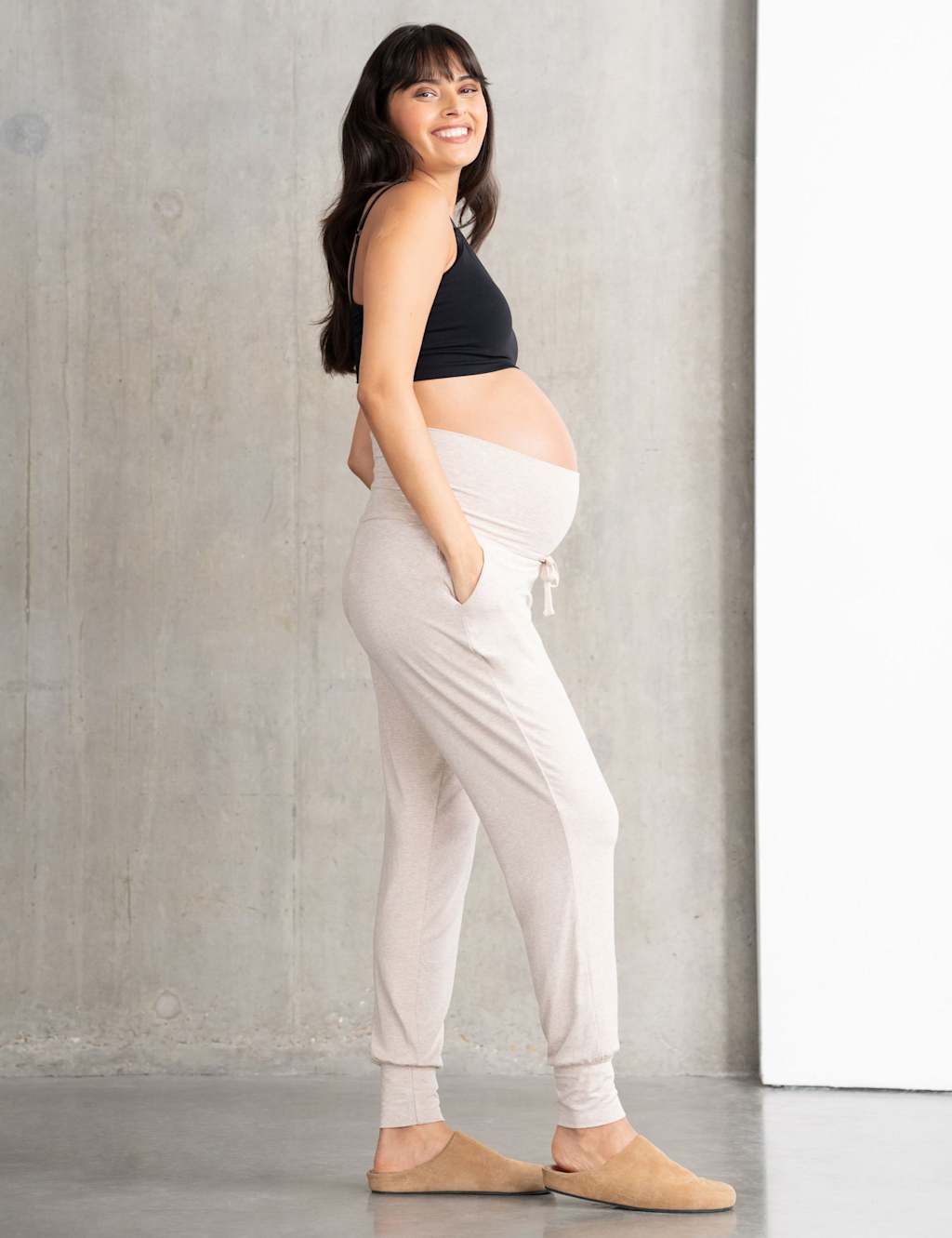 4pc Maternity Jersey Sleepwear Set 8 of 11