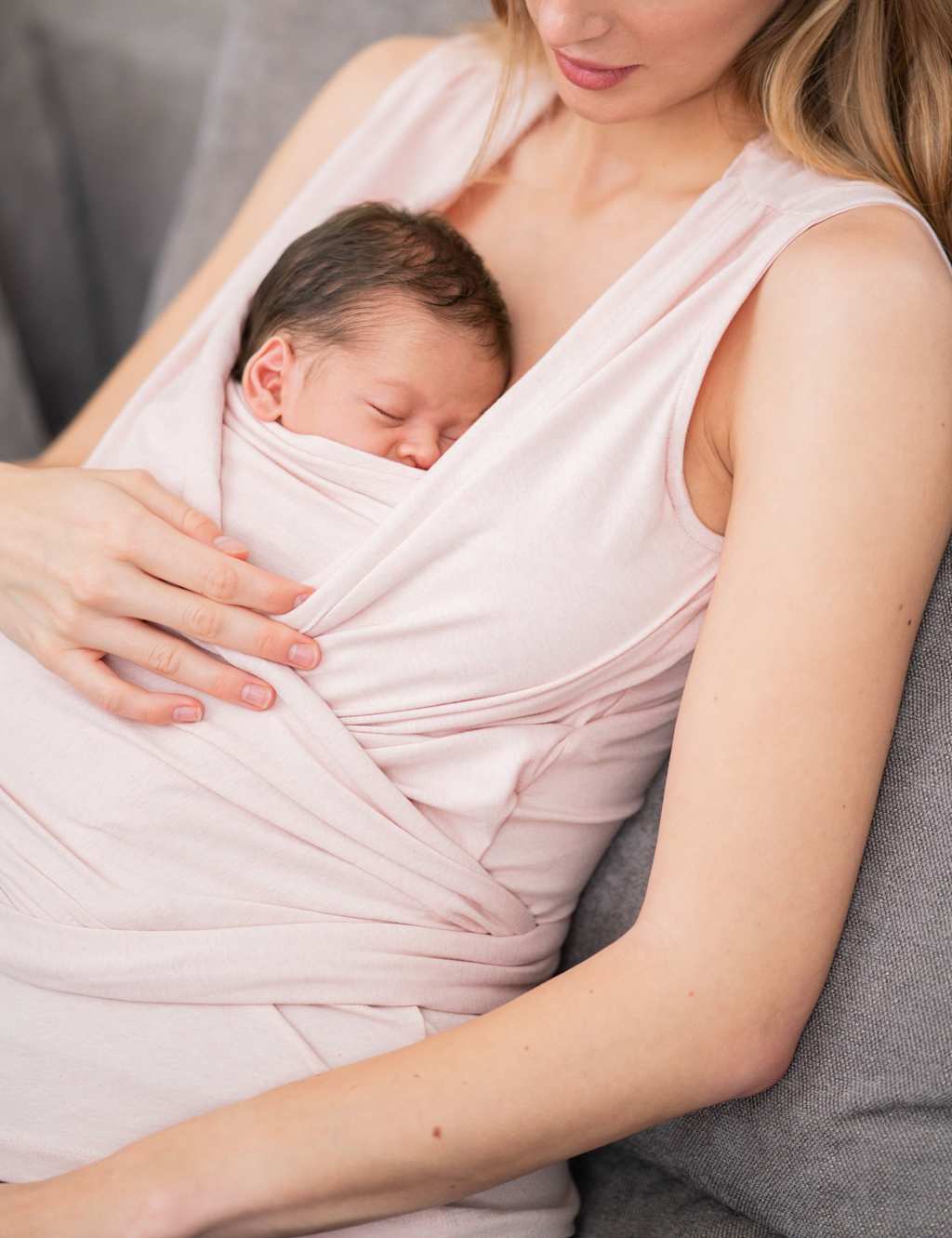 Maternity Cotton Rich Skin to Skin Wrap Top 1 of 5