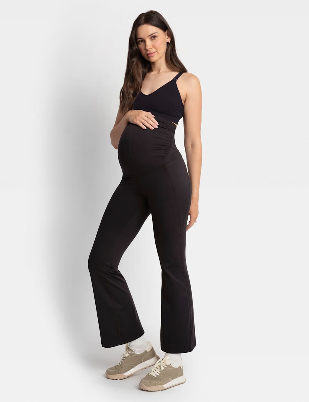 Maternity Over Bump Flared Leggings 1 of 5