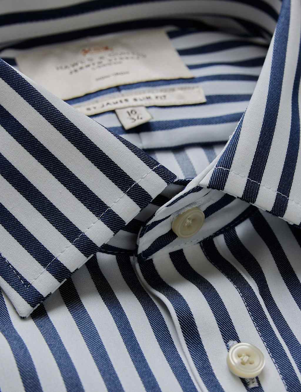 Slim Fit Pure Cotton Striped Shirt 2 of 3
