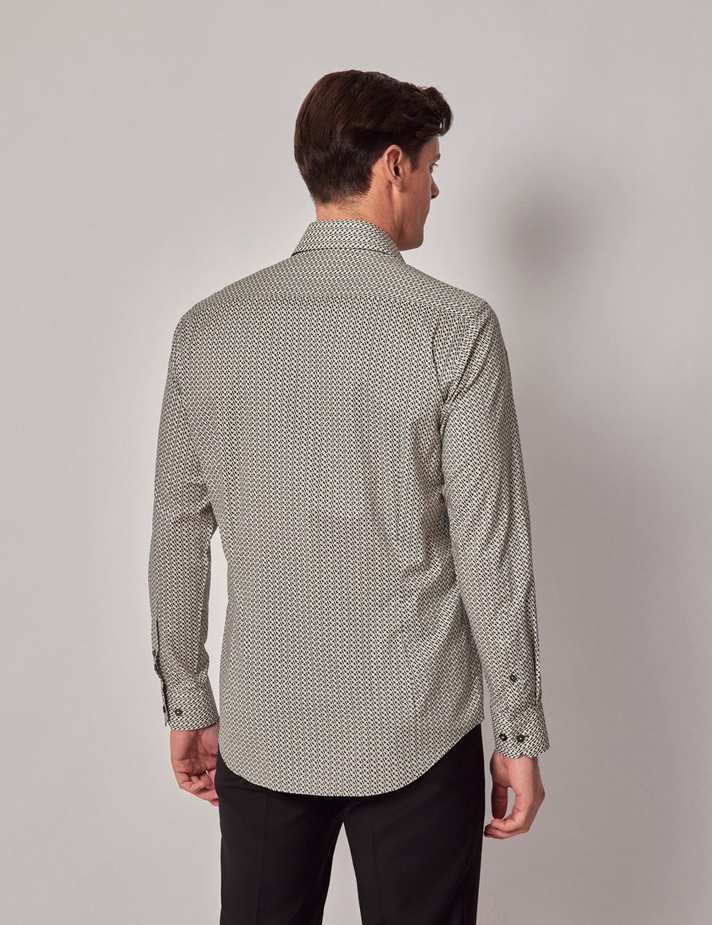 Slim Fit Easy Iron Pure Cotton Chain Shirt 2 of 3