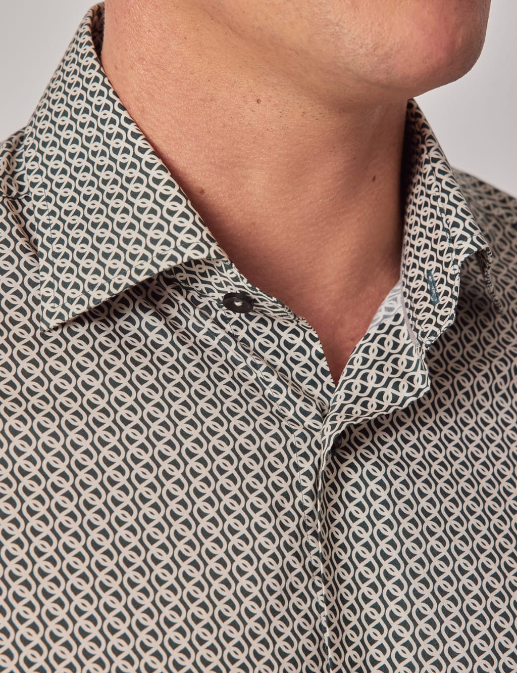 Slim Fit Easy Iron Pure Cotton Chain Shirt 3 of 3