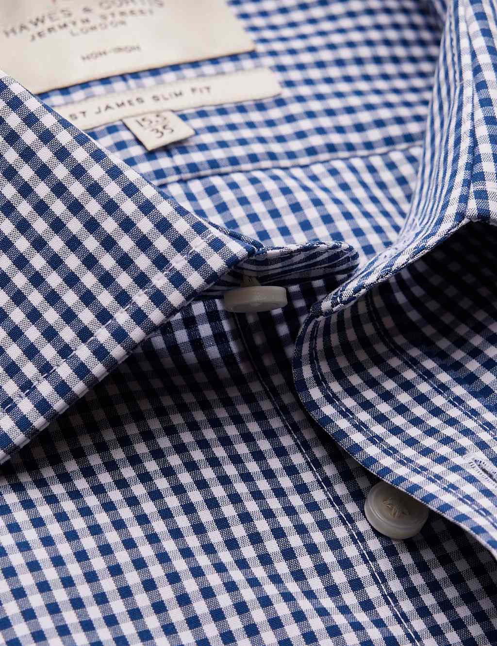 Slim Fit Pure Cotton Check Shirt 3 of 3