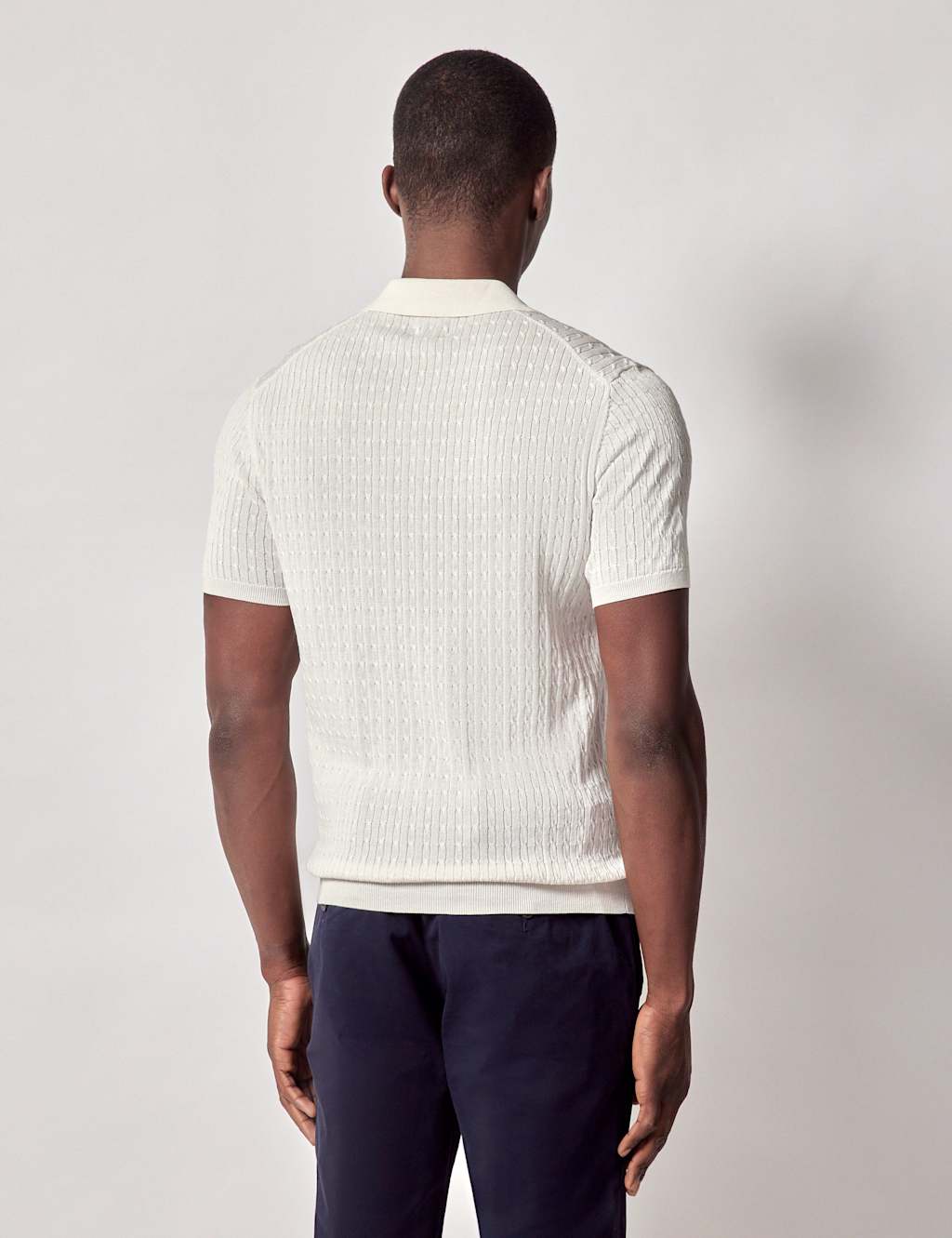 Pure Cotton Knitted Polo Shirt 2 of 3