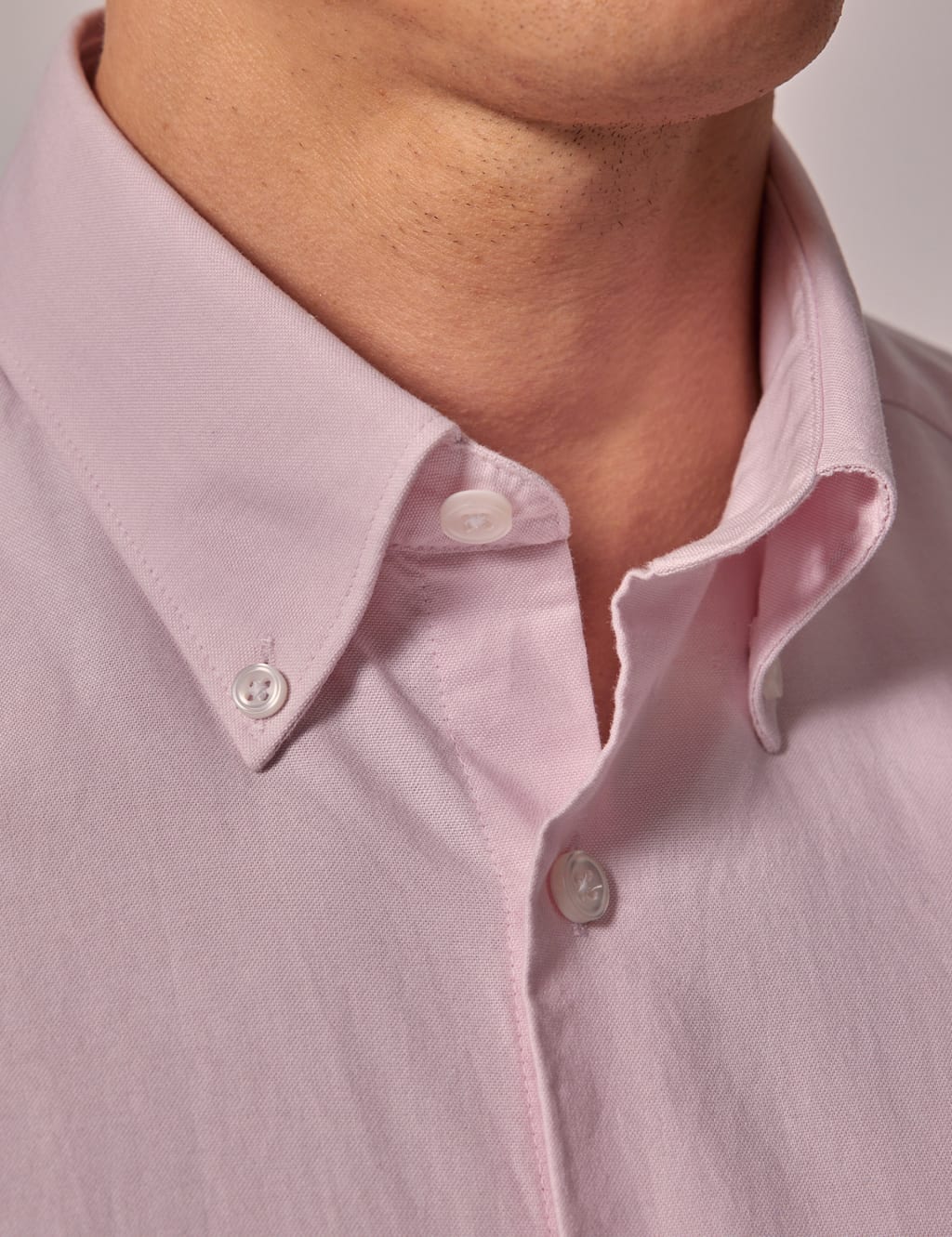 Regular Fit Pure Linen Oxford Shirt 3 of 3