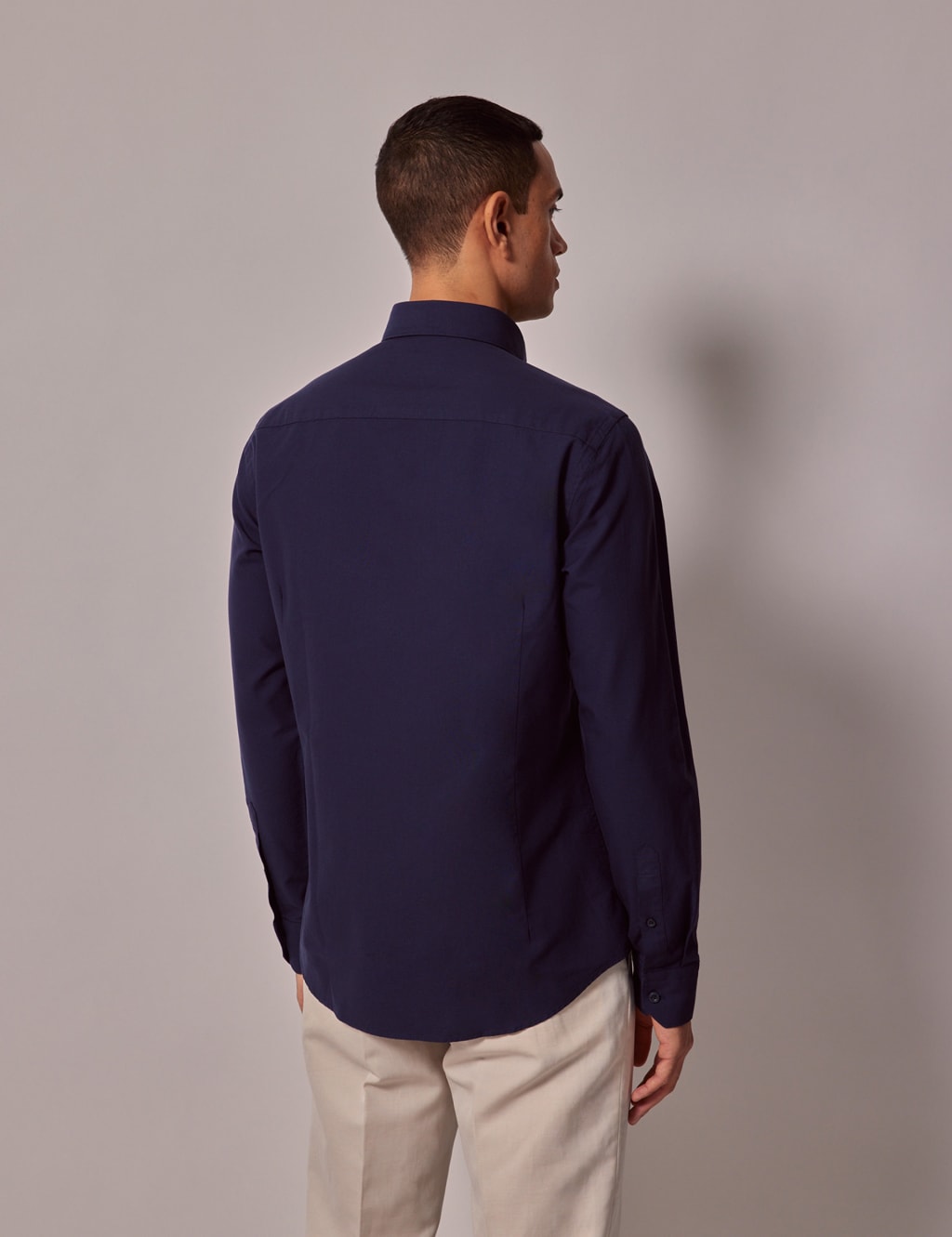 Regular Fit Pure Linen Oxford Shirt 3 of 3