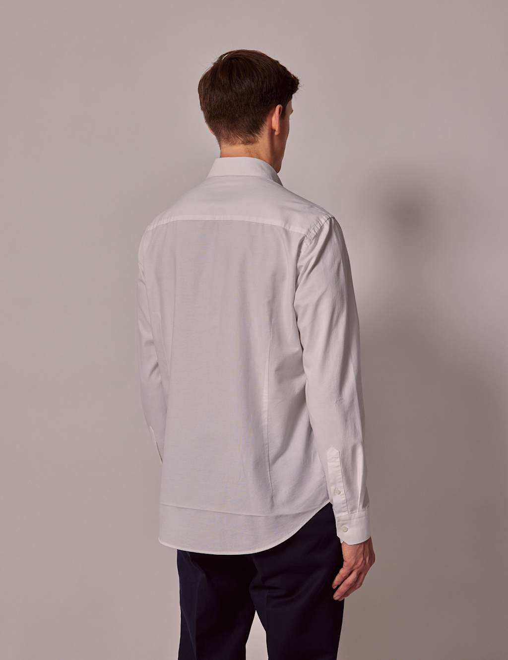 Regular Fit Pure Linen Oxford Shirt 2 of 3