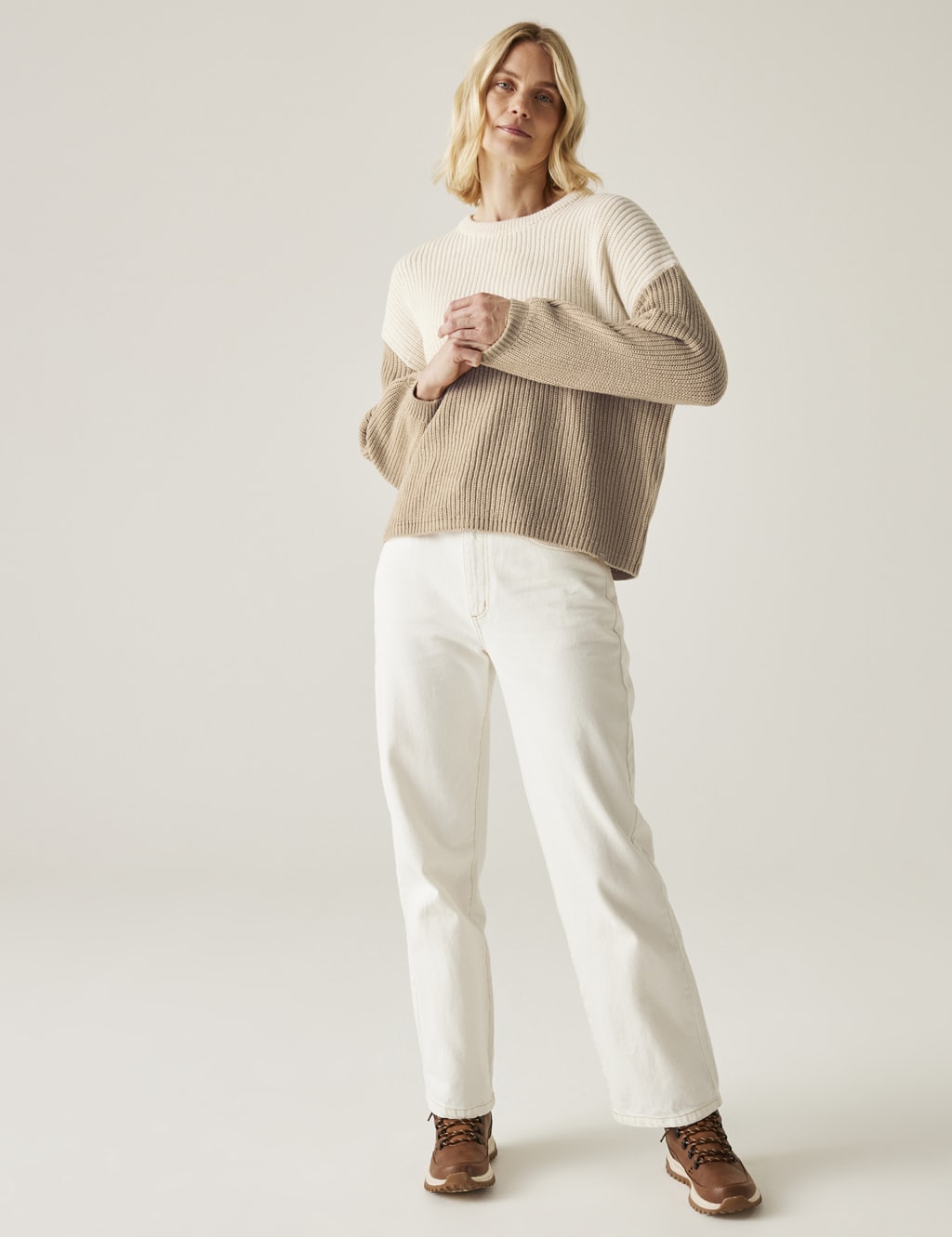 Kamaria Colour Block Relaxed Jumper 3 of 6