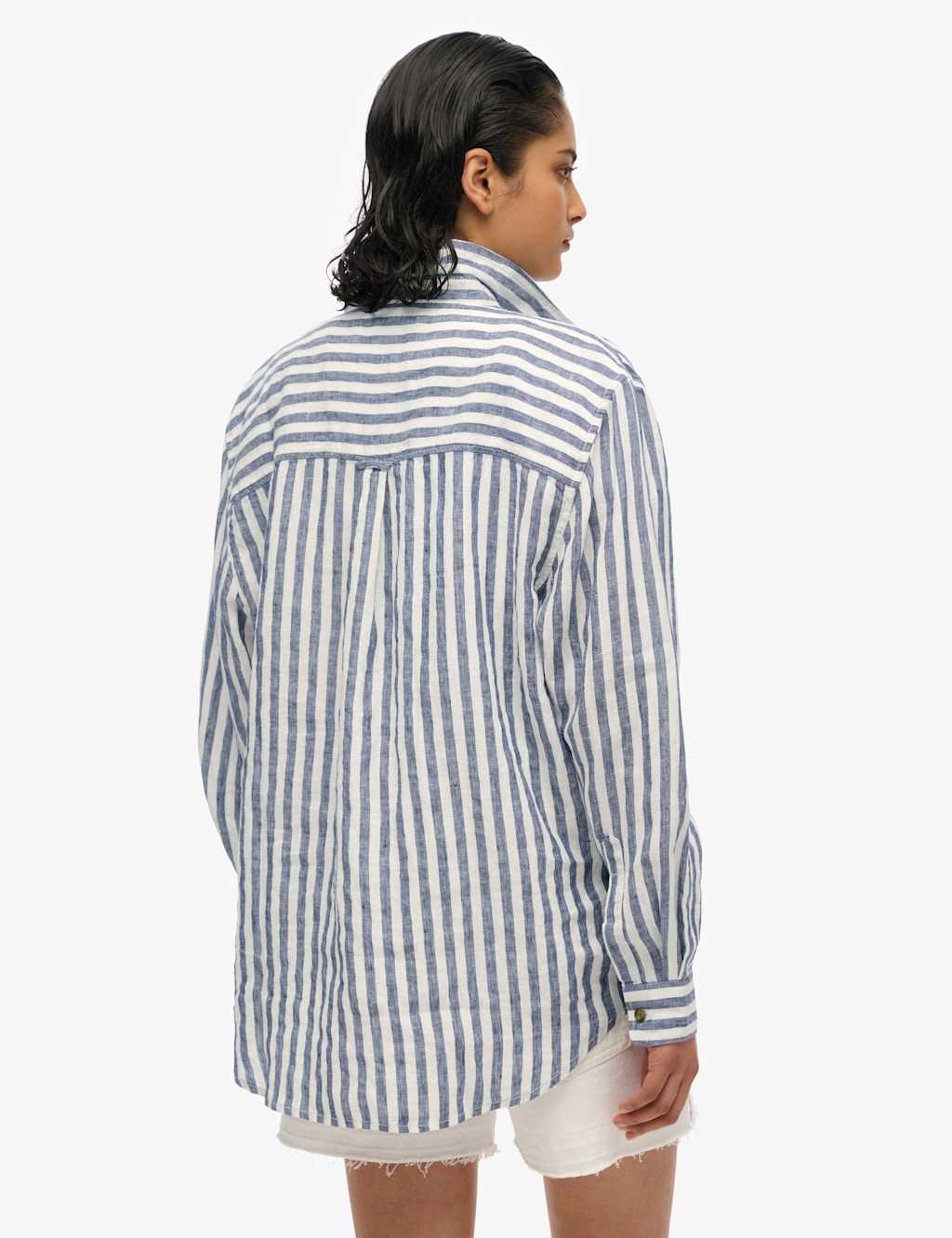 Linen Rich Striped Shirt 4 of 5