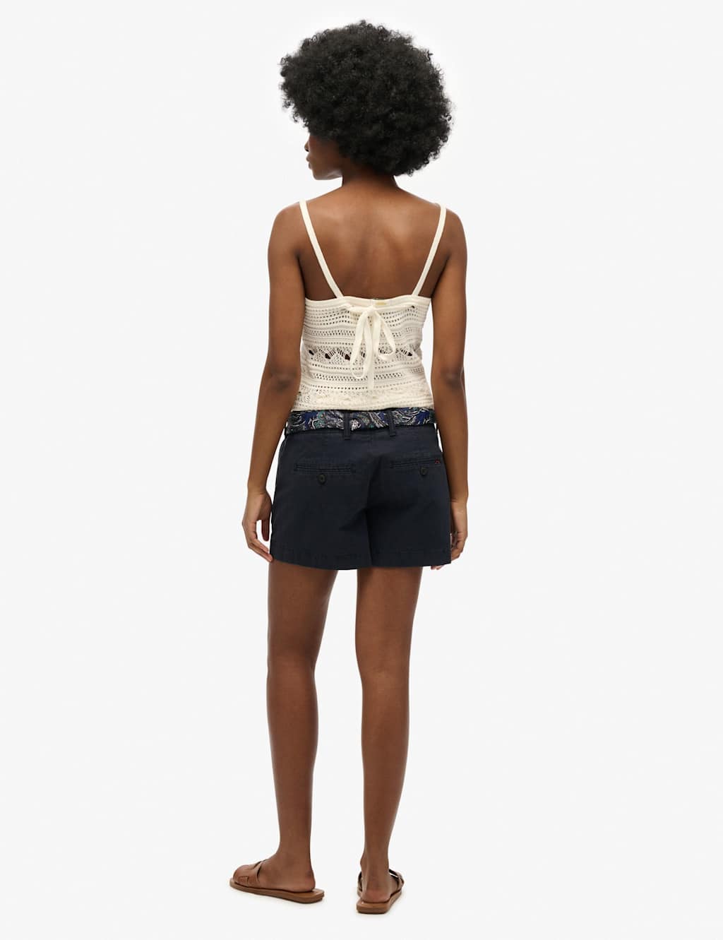 Cotton Rich Belted Chino Shorts 4 of 5