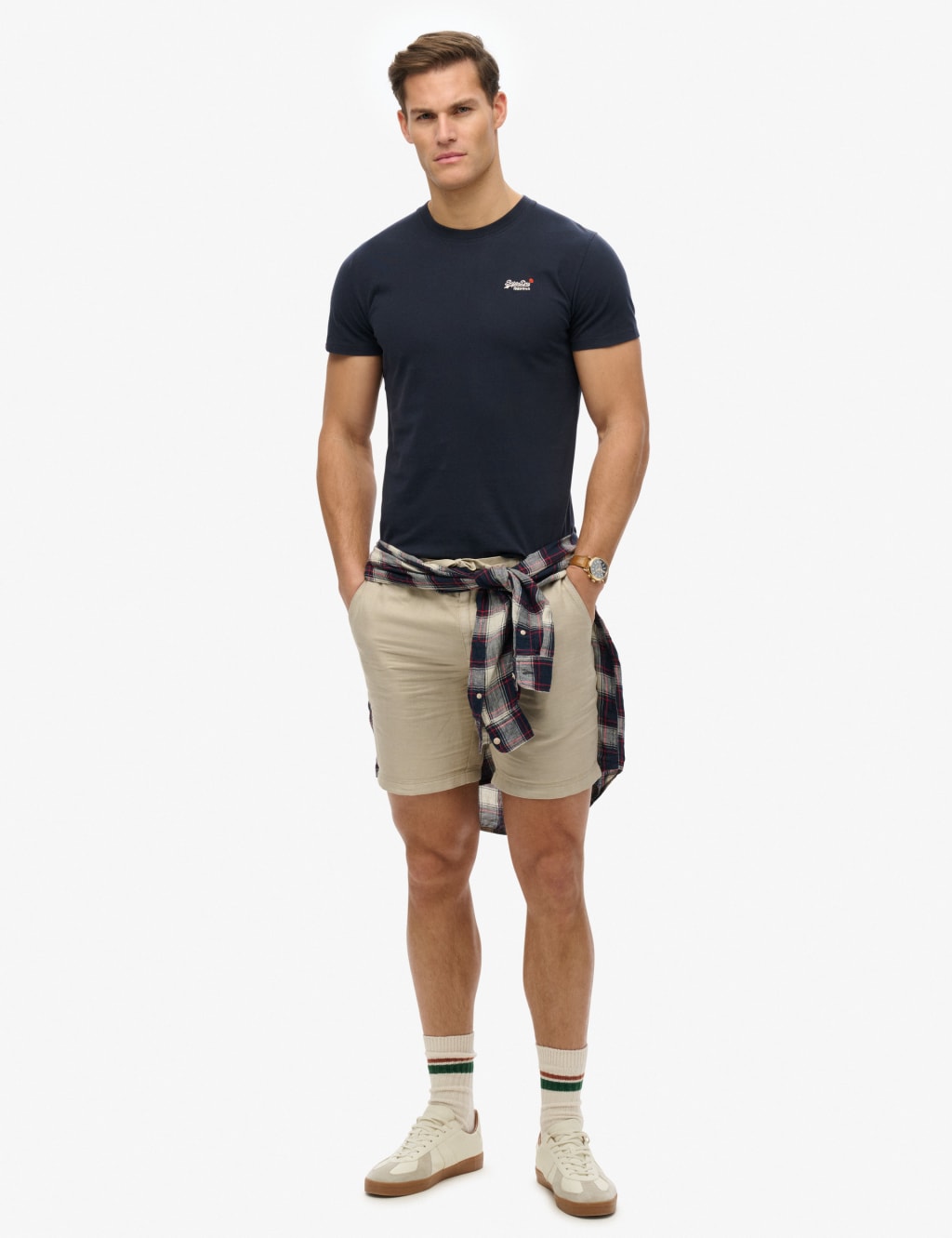 Pure Cotton Embroidered Logo T-Shirt 4 of 6