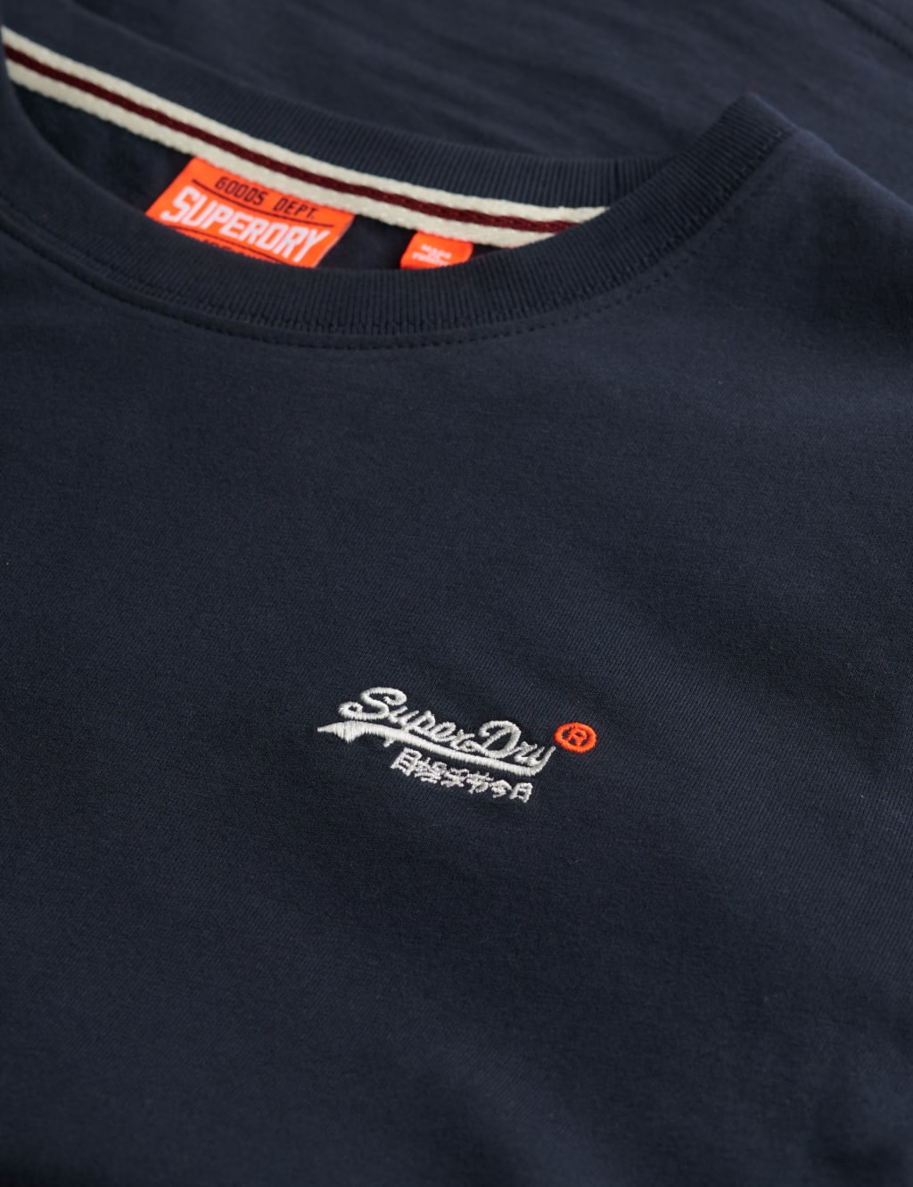 Pure Cotton Embroidered Logo T-Shirt 6 of 6