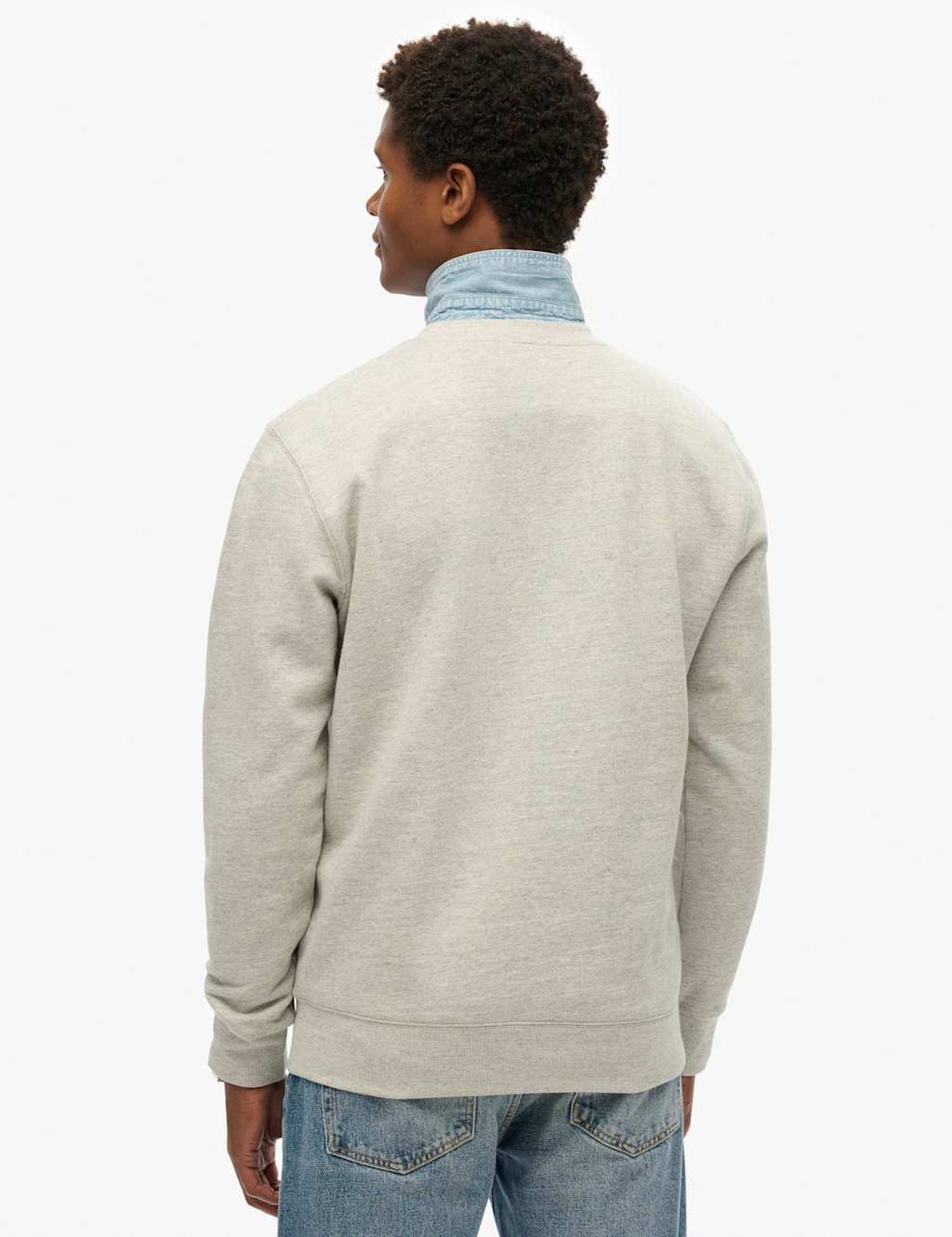 Cotton Rich Henley Sweatshirt 3 of 5